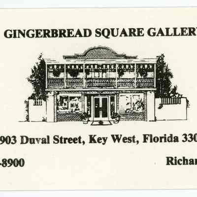 Gingerbread Square Gallery Business Card