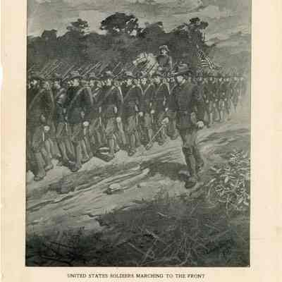 United States Soldiers Marching to the Front: © Key West Art & Historical Society