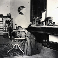 Woman Working at the Custom House