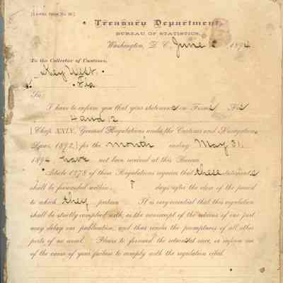 Key West Custom House Letterbook