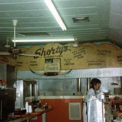 Interior of Shorty's Diner