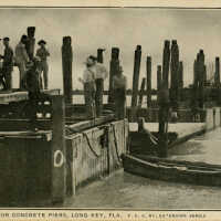 Cofferdams for Concrete Piers, Long Key, Fla.