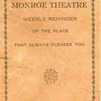 Monroe Theatre Weekly Playbill
