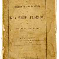 A Sketch of the History of Key West, Florida