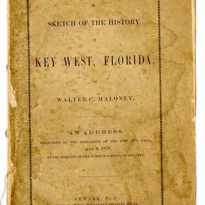 A Sketch of the History of Key West, Florida