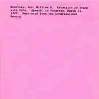 Extension of Trade with Cuba