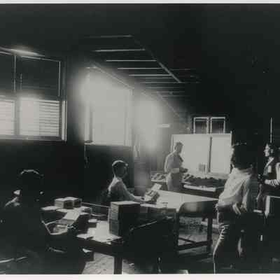 Cigar Rollers in a Factory