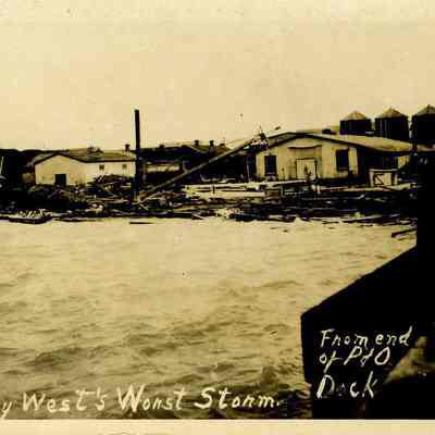 Hurricane Damage at Key West Waterfront