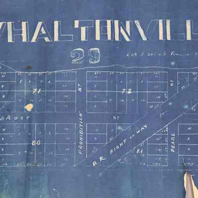 Whaltonville Plat Map