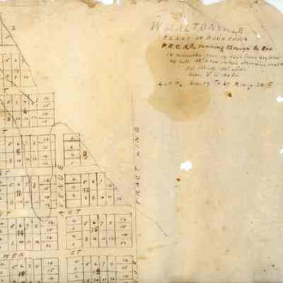 Whaltonville Plat Map