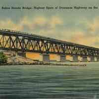          Bahia Honda Bridge, Highest Span of Overseas Highway on the Way to Key West, Florida; © Key West Art & Historical Society
   