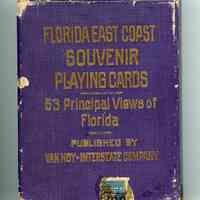 Florida East Coast Souvenir Playing Cards