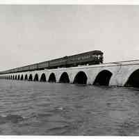 Overseas Railway Train on Long Key Viaduct