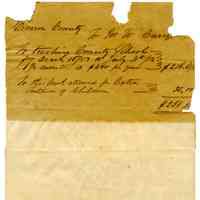 Payment Letter from Monroe County Schools to Joseph W. Curry