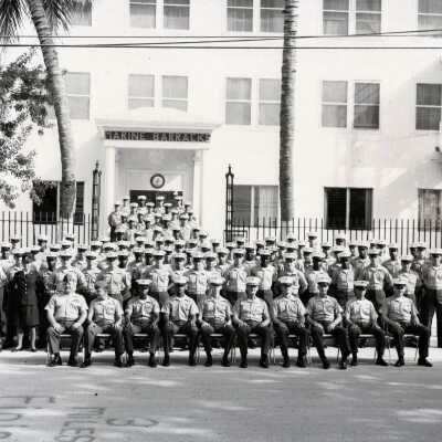 U.S. Marines Outside the Marine Barracks