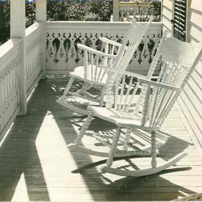Rocking Chairs on a Porch