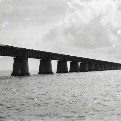 Old Seven Mile Bridge Construction