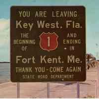 You Are Leaving Key West, Fla.