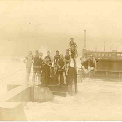 Men and Woman Swimming in Colon