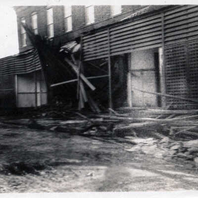 Hurricane Damaged Building