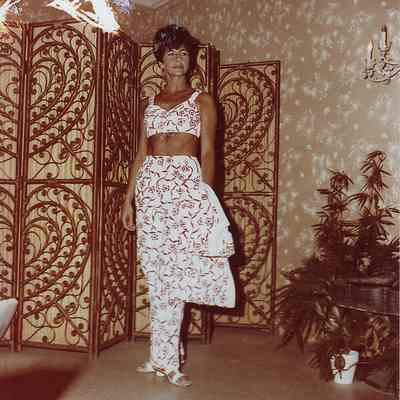 Jacquolyn Staubs in Key West Hand Print Ensemble