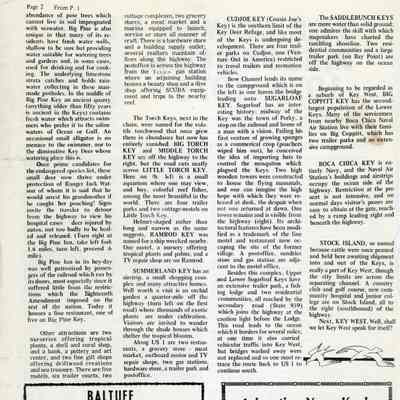 The Lower Keys Messenger 1974-1975: © Key West Art & Historical Society