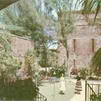 View of Tropical Garden, Civil War Citadel and Fort