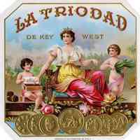 La Triodad de Key West Cigar Label