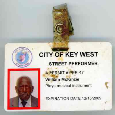 William McKinzie Street Performer Permit