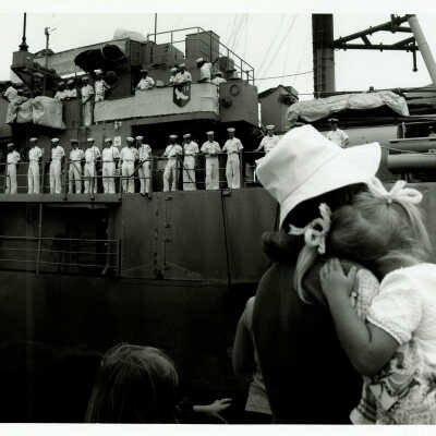 U.S. Navy Ship at Naval Station Key West