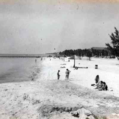 Bathers on Rest Beach