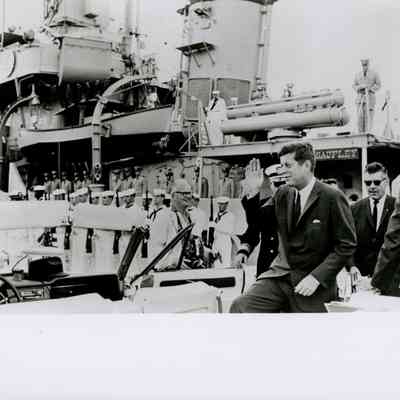 John F. Kennedy's Visits HAWK Missile Sites In Key West