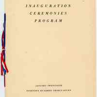 Inauguration Ceremonies Program