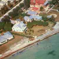          Aerial View of the Southernmost House; © Key West Art & Historical Society
   