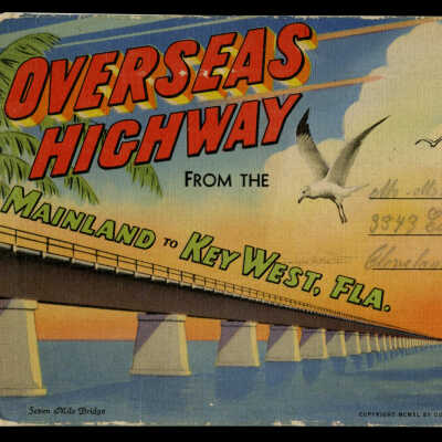 Overseas Highway Souvenir Postcard Folder