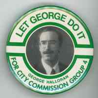 George Halloran Campaign Button