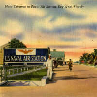 Main Entrance to Naval Air Station, Key West, Florida