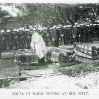 Burial of USS Maine Victims at Key West Cemetary