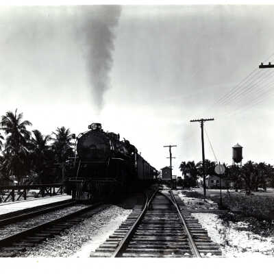 Florida East Coast Railway Train at Long Key Station