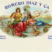 Romero Diaz y Ca Cigar Label
