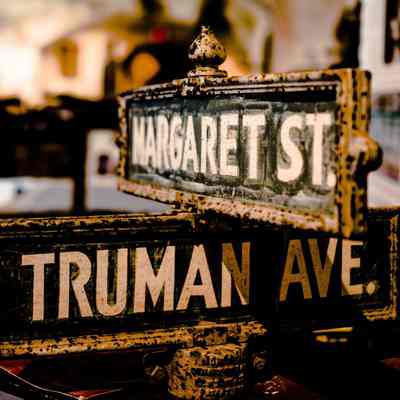 Margaret Street and Truman Avenue Street Signs