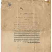Spanish Embassy Safe Conduct Pass