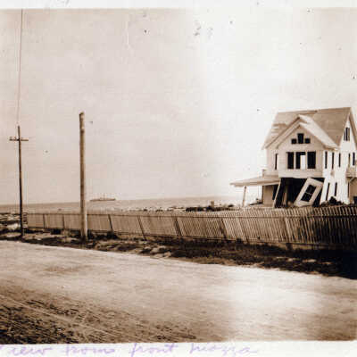 Hurricane Damaged House