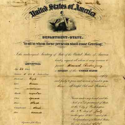 US Citizenship Certificate