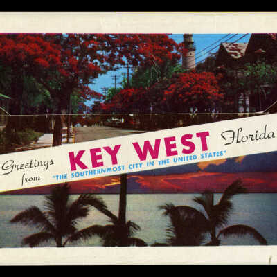 Souvenir Folder of Overseas Highway and Key West, Florida