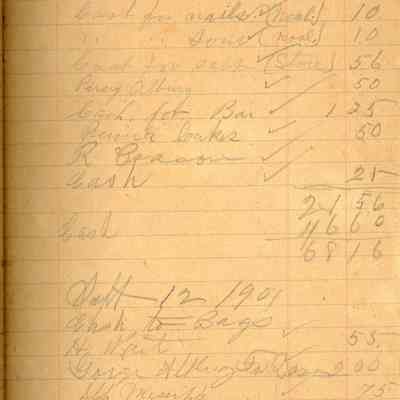 Peacon's Grocery Store Ledger: © Key West Art & Historical Society