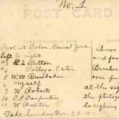 Twelve Men and One Woman Swimming in Colon: © Key West Art & Historical Society