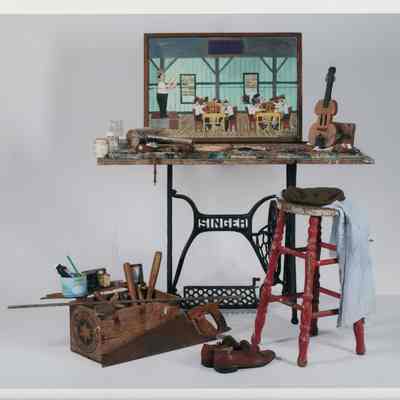 Mock Up of Mario Sanchez's Studio Under the Trees