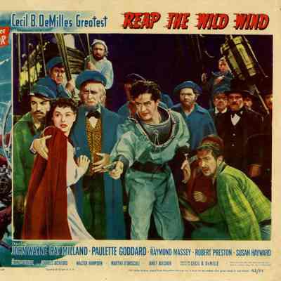 Reap the Wild Wind Lobby Poster