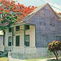 Quaint Street in Old Florida at Key West, the Southern Most City